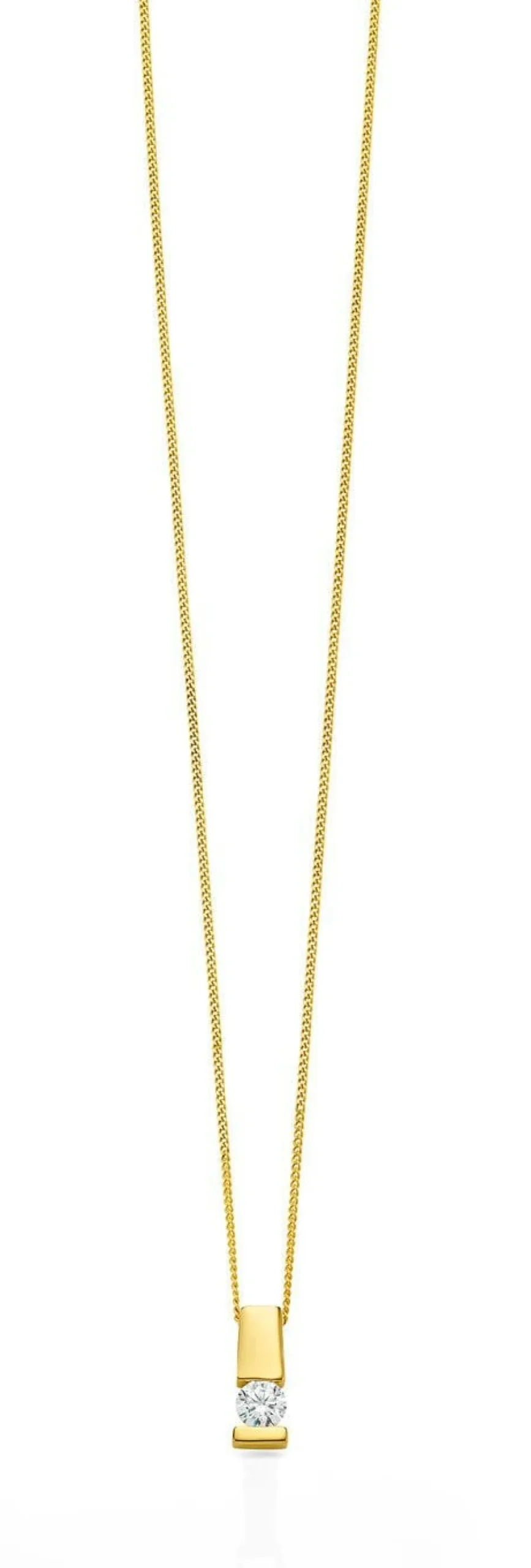 Clearance BADER Edler Anhänger in Gelbgold mit Brillant