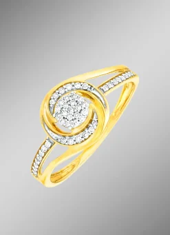 New BADER Edler Damenring mit Diamanten