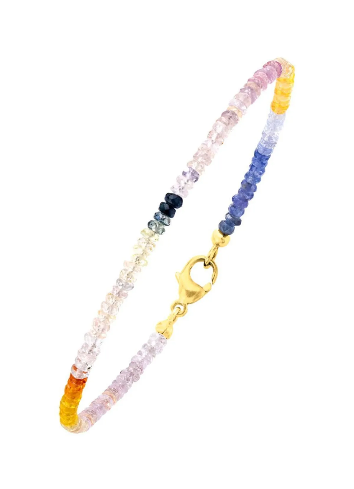 Clearance BADER Edles Armband mit echt Safir in Multicolor