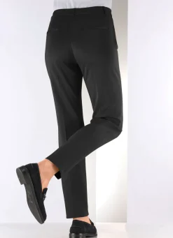 Sale BADER Edle schimmernde Hose SCHWARZ