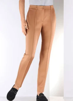 Discount BADER Edle schimmernde Hose CAMEL