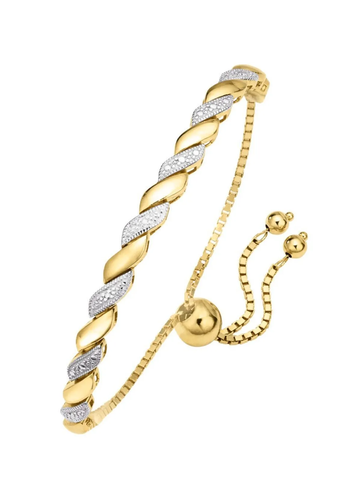 Outlet BADER Edles und hochwertiges Armband in Bicolor mit Brillant