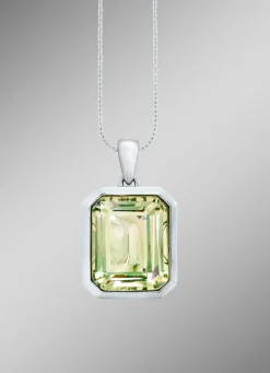 Online BADER Effektvoller Anhänger mit echt grünem Amethyst