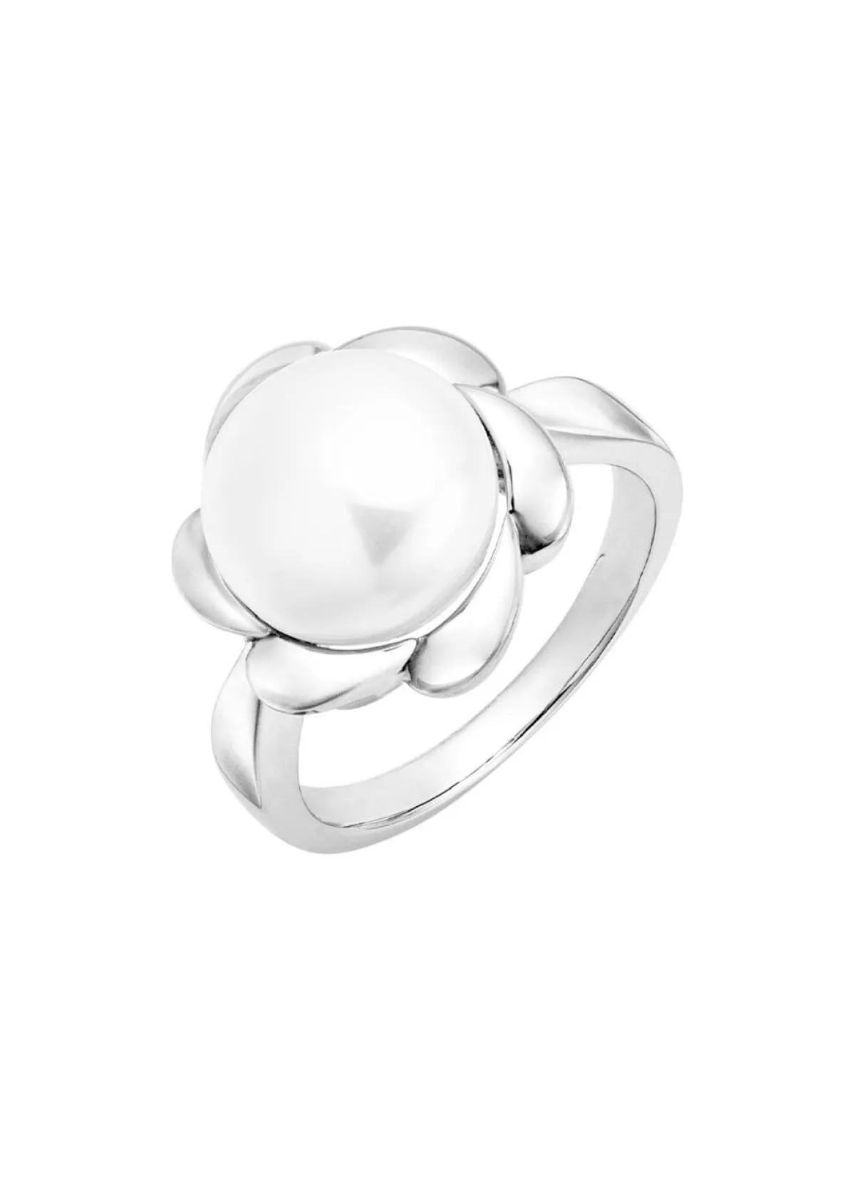 Clearance BADER Ein blühender Blickfang – Damenring aus Silber mit Blumendesign