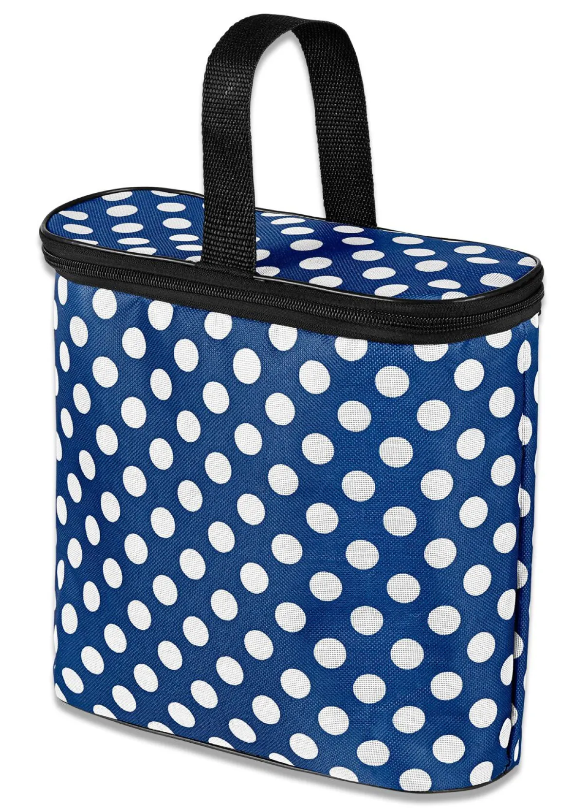 New BADER Einkaufskühltasche zum Einkaufsroller BLAU-WEISS