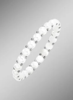Discount BADER Elastisches Armband mit Süßwasser-Zuchtperlen