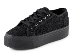 Discount BADER Elegante Damen-Schnürschuhe, mit herausnehmbarem Fußbett SCHWARZ