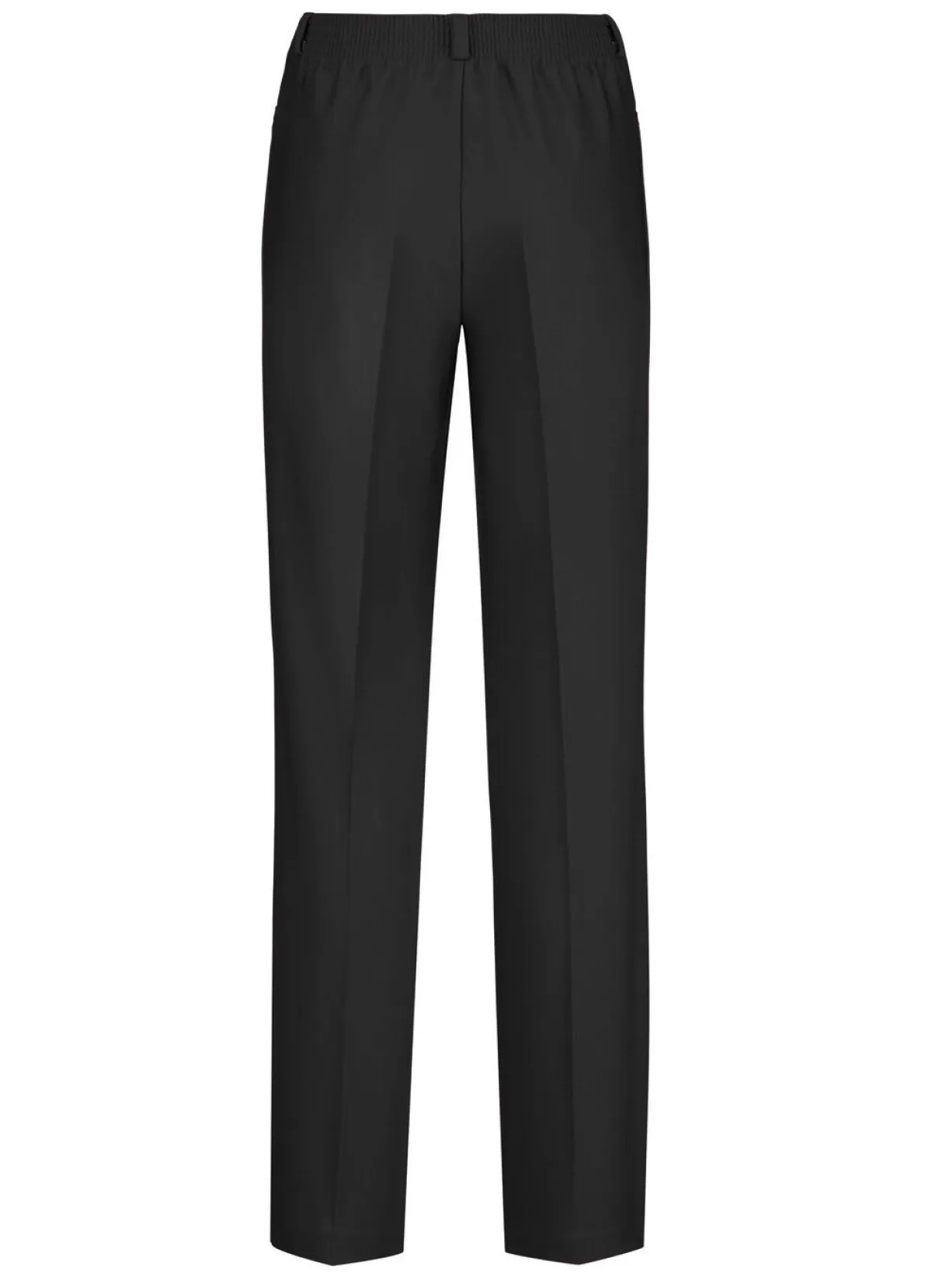 Sale KLAUS MODELLE MADE IN GERMANY Elegante Hose mit apartem Zieranhänger SCHWARZ