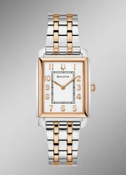 Hot BADER Elegante Bulova-Quartz-Damenuhr