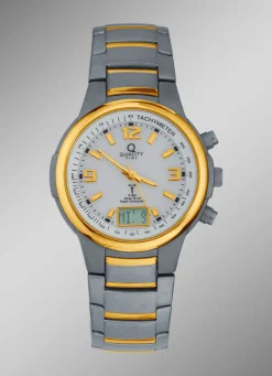 Discount QUALITY TIME Elegante Funk-Solar-Herrenuhr der Marke