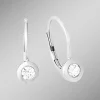 New BADER Elegante Ohrringe in Weißgold mit Brillant