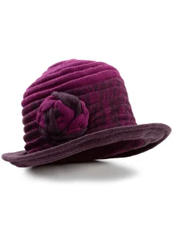Outlet BADER Eleganter Damen-Hut mit dekorativer Blume BEERE