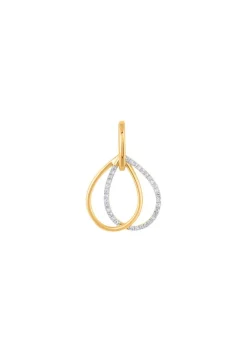 New BADER Eleganter Anhänger mit 34 Diamanten