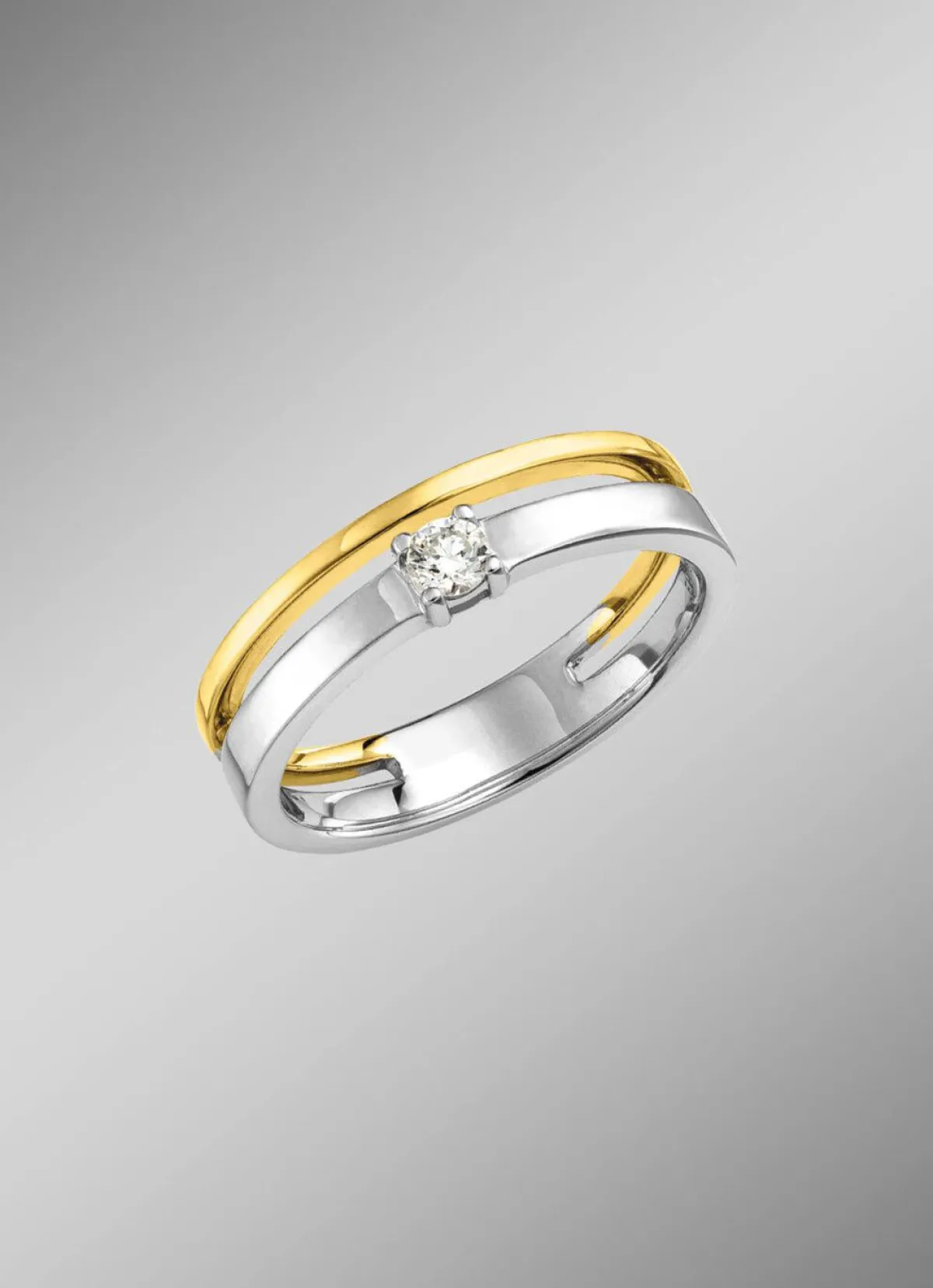 BADER Eleganter Damenring mit Brillant