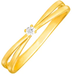 Clearance BADER Eleganter Damenring mit Brillant