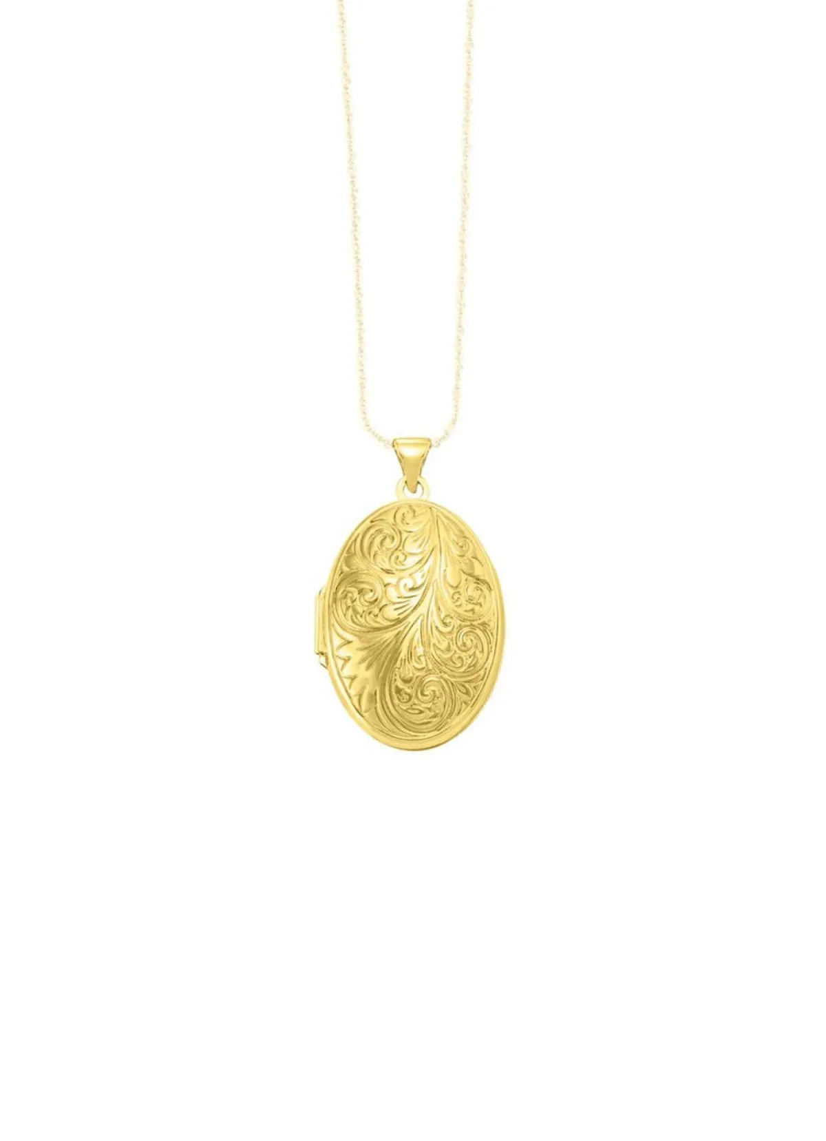 Hot BADER Elegantes, vergoldetes Medaillon aus Silber 925/- fein