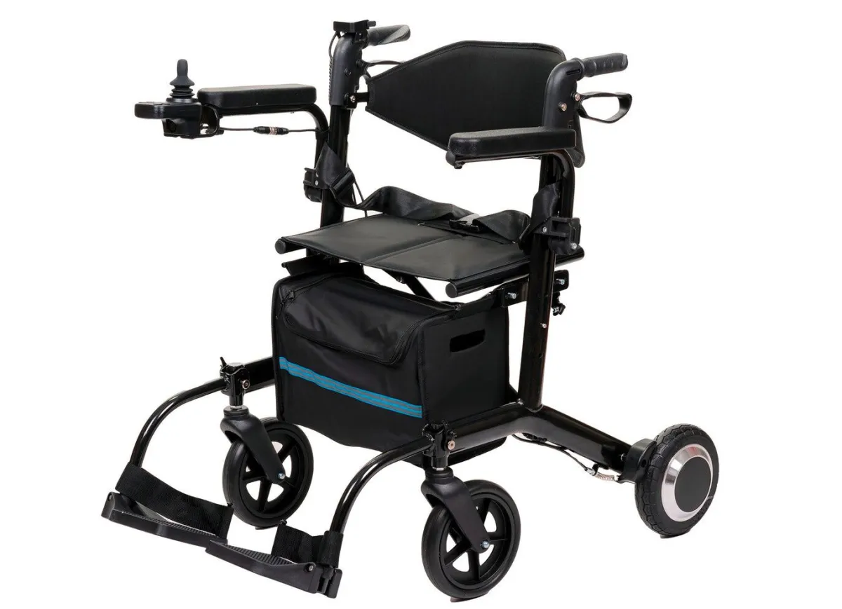 Best BADER Elektrischer Rollstuhl/Rollator 2-in-1 SCHWARZ