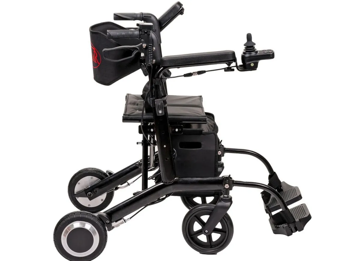 Best BADER Elektrischer Rollstuhl/Rollator 2-in-1 SCHWARZ