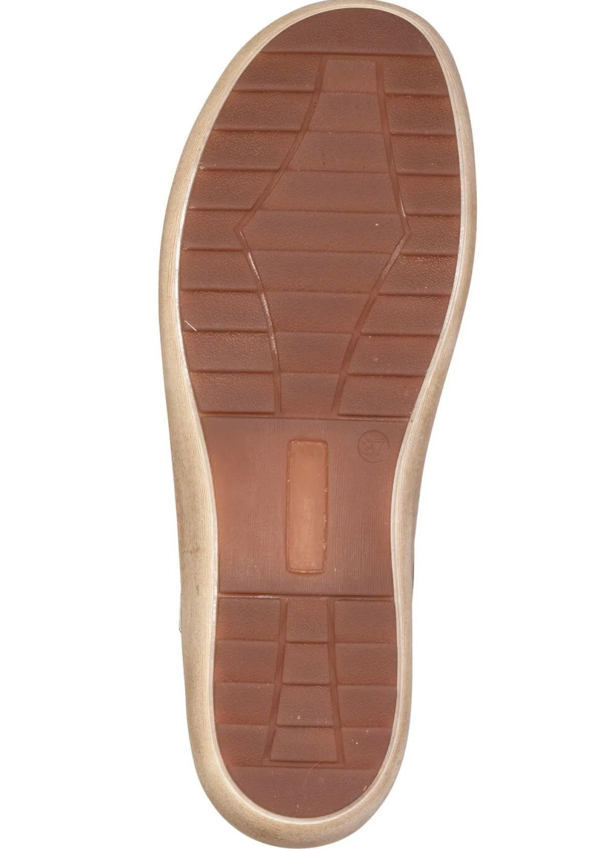 New ELENA EDEN , atmungsaktive Damen-Sneaker, Weite H, mit herausnehmbarem Fußbett TAUPE