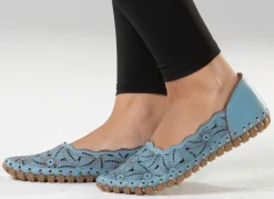 Discount ELENA EDEN Ballerina mit interessanter Prägung JEANS