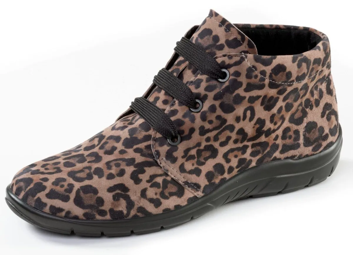 Online ELENA EDEN , bequeme Damen-Boots, Weite H, mit herausnehmbarem Fußbett BRAUN-SCHWARZ