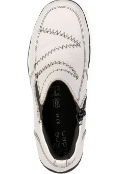 Outlet ELENA EDEN , bequeme Damen-Boots, Weite H, mit herausnehmbarem Fußbett ECRU