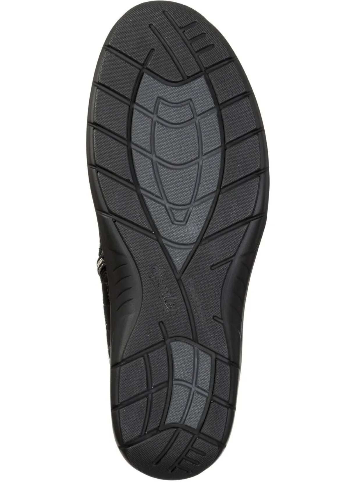 ELENA EDEN , bequeme Damen-Boots, Weite H, mit herausnehmbarem Fußbett SCHWARZ
