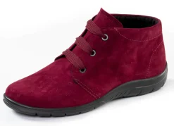 Hot ELENA EDEN , bequeme Damen-Boots, Weite H, mit herausnehmbarem Fußbett BORDEAUX