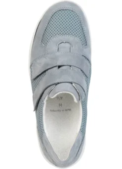 Online BADER ELENA EDEN, bequeme Damen-Klettschuhe, Weite H, mit herausnehmbarem Fußbett BLAU