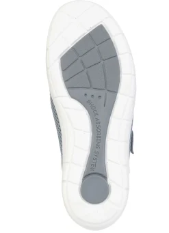 Online BADER ELENA EDEN, bequeme Damen-Klettschuhe, Weite H, mit herausnehmbarem Fußbett BLAU