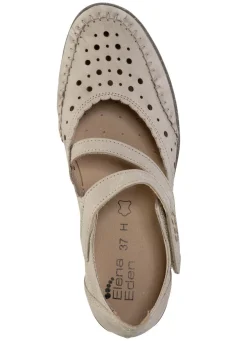 Sale ELENA EDEN , bequeme Damen-Pumps, Weite H, mit herausnehmbarem Fußbett TAUPE