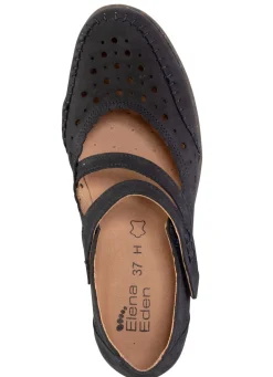 Outlet ELENA EDEN , bequeme Damen-Pumps, Weite H, mit herausnehmbarem Fußbett DUNKELBLAU