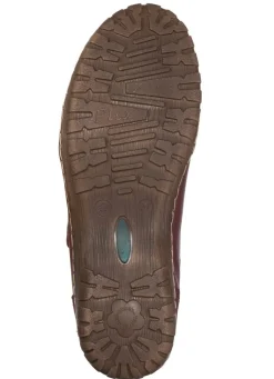 Best ELENA EDEN , bequeme Damen-Schnürschuhe, Weite G, mit herausnehmbarem Fußbett BURGUND