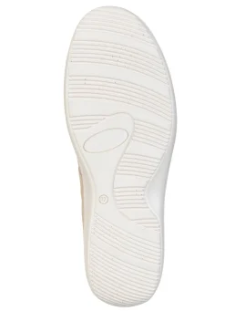 ELENA EDEN , bequeme Damen-Slipper, Weite H, mit herausnehmbarem Fußbett SAND