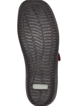 Discount ELENA EDEN , bequeme Damen-Slipper, Weite G, mit herausnehmbarem Fußbett BURGUND