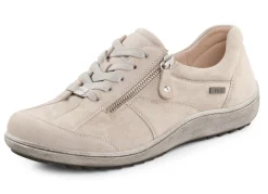 ELENA EDEN , bequeme Damen-Schnürschuhe, Weite H, mit herausnehmbarem Fußbett KIESEL