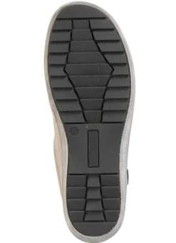 ELENA EDEN , bequeme Damen-Schnürschuhe, Weite H, mit herausnehmbarem Fußbett KIESEL