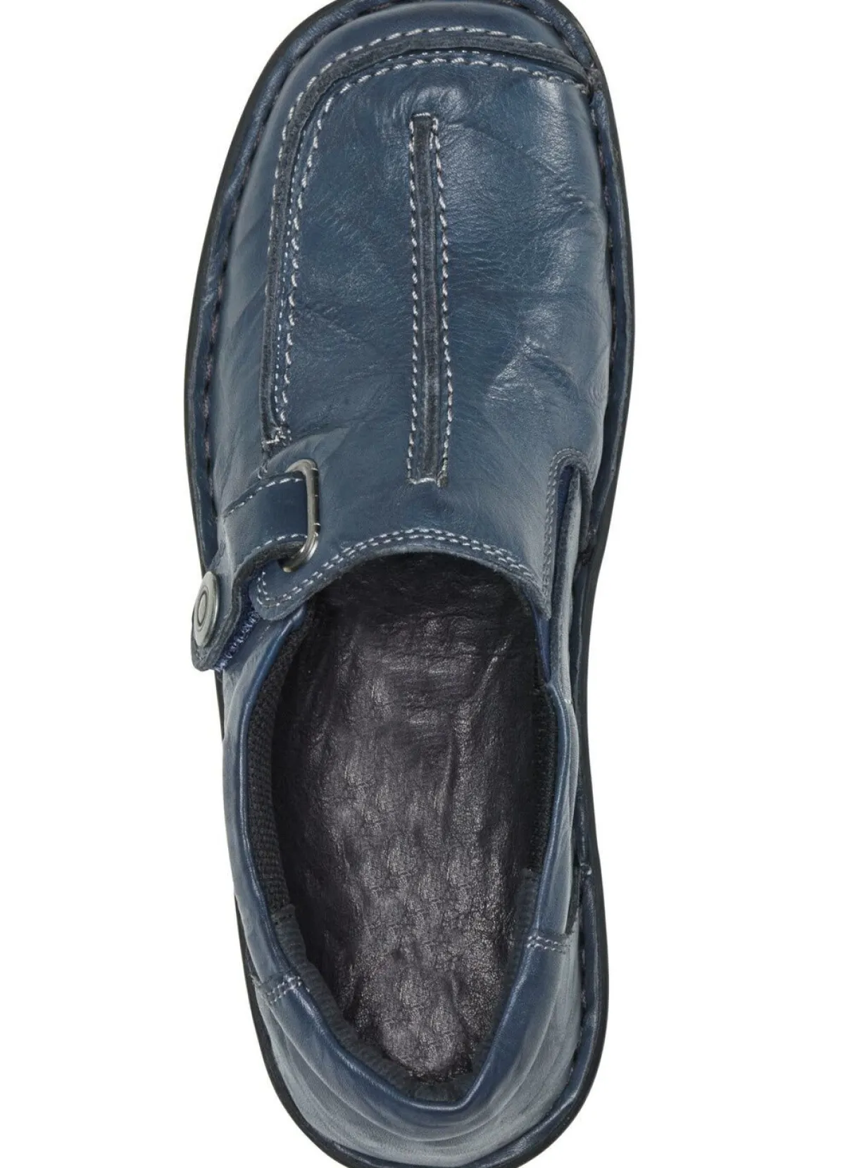 Sale ELENA EDEN , bequeme Damen-Slipper, Weite G, mit herausnehmbarem Fußbett MARINE