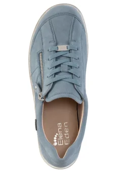 Clearance ELENA EDEN , bequeme Damen-Schnürschuhe, Weite H, mit herausnehmbarem Fußbett JEANS