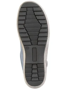 Clearance ELENA EDEN , bequeme Damen-Schnürschuhe, Weite H, mit herausnehmbarem Fußbett JEANS