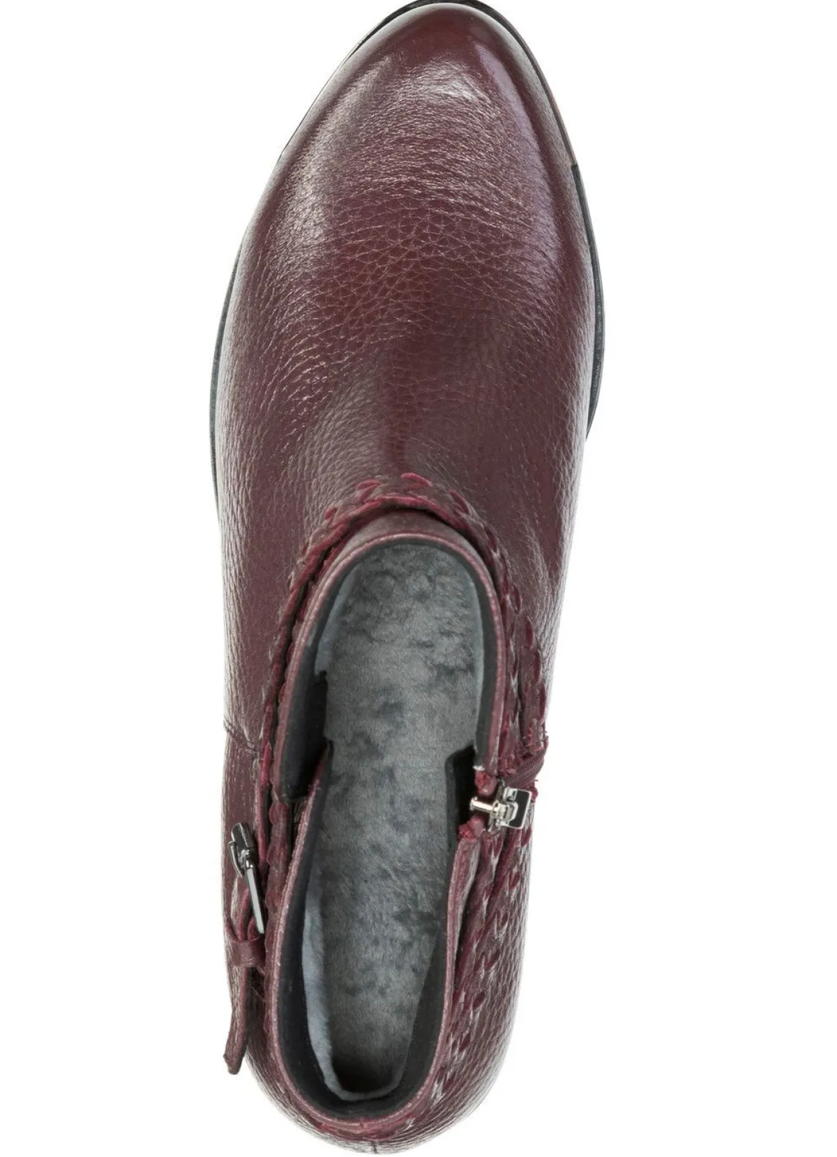 Best ELENA EDEN , bequeme Damen-Stiefeletten, Winterschuhe, Weite G, mit Reißverschluss BORDEAUX