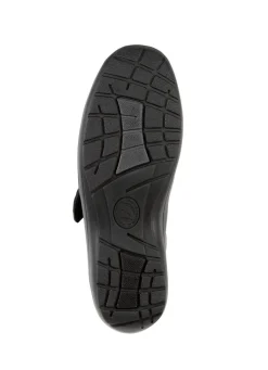 Hot ELENA EDEN Bootie mit verstellbarer Klettspange DUNKELGRAU