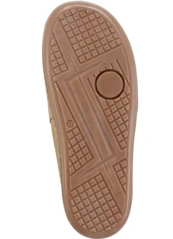 Discount ELENA EDEN Clog aus Veloursleder BEIGE