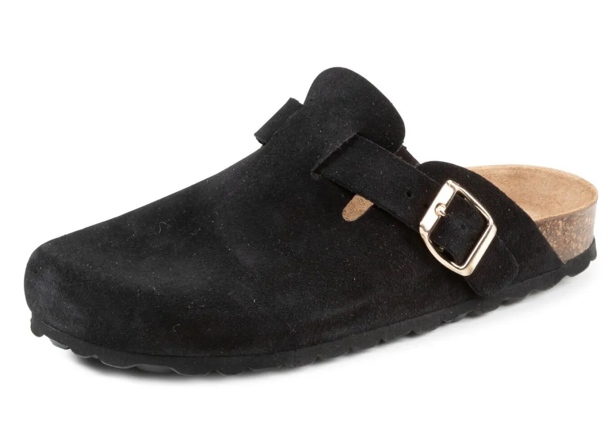 Outlet ELENA EDEN Clog mit verstellbarer Schnalle SCHWARZ