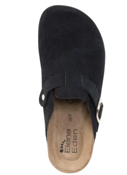 Outlet ELENA EDEN Clog mit verstellbarer Schnalle SCHWARZ
