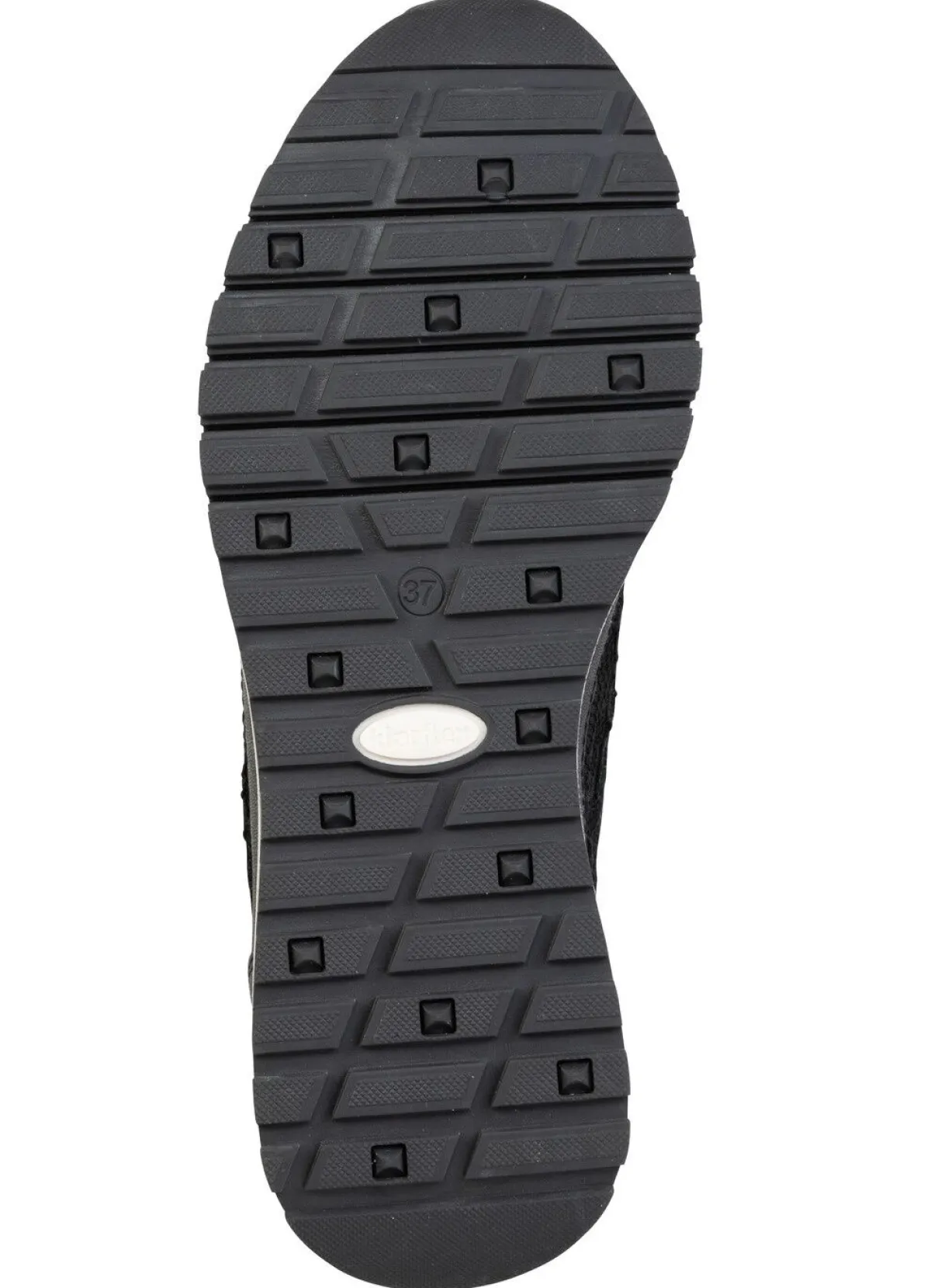 Clearance ELENA EDEN , elegante Damen-Sneaker, Weite G, mit herausnehmbarem Fußbett SCHWARZ-SILBER