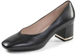 Discount ELENA EDEN , elegante Damen-Pumps, Weite G, mit Lederfutter SCHWARZ
