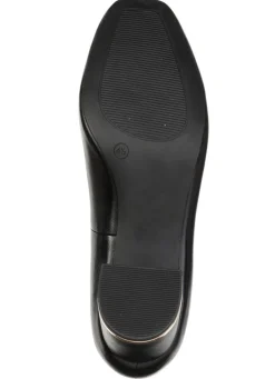 Discount ELENA EDEN , elegante Damen-Pumps, Weite G, mit Lederfutter SCHWARZ