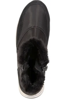 Hot ELENA EDEN , gefütterte Damen-Boots, Winterschuhe, Weite H, mit herausnehmbarem Fußbett SCHWARZ