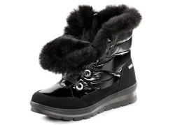 Clearance ELENA EDEN , gefütterte Damen-Boots, Winterschuhe, Weite G, mit herausnehmbarem Fußbett SCHWARZ
